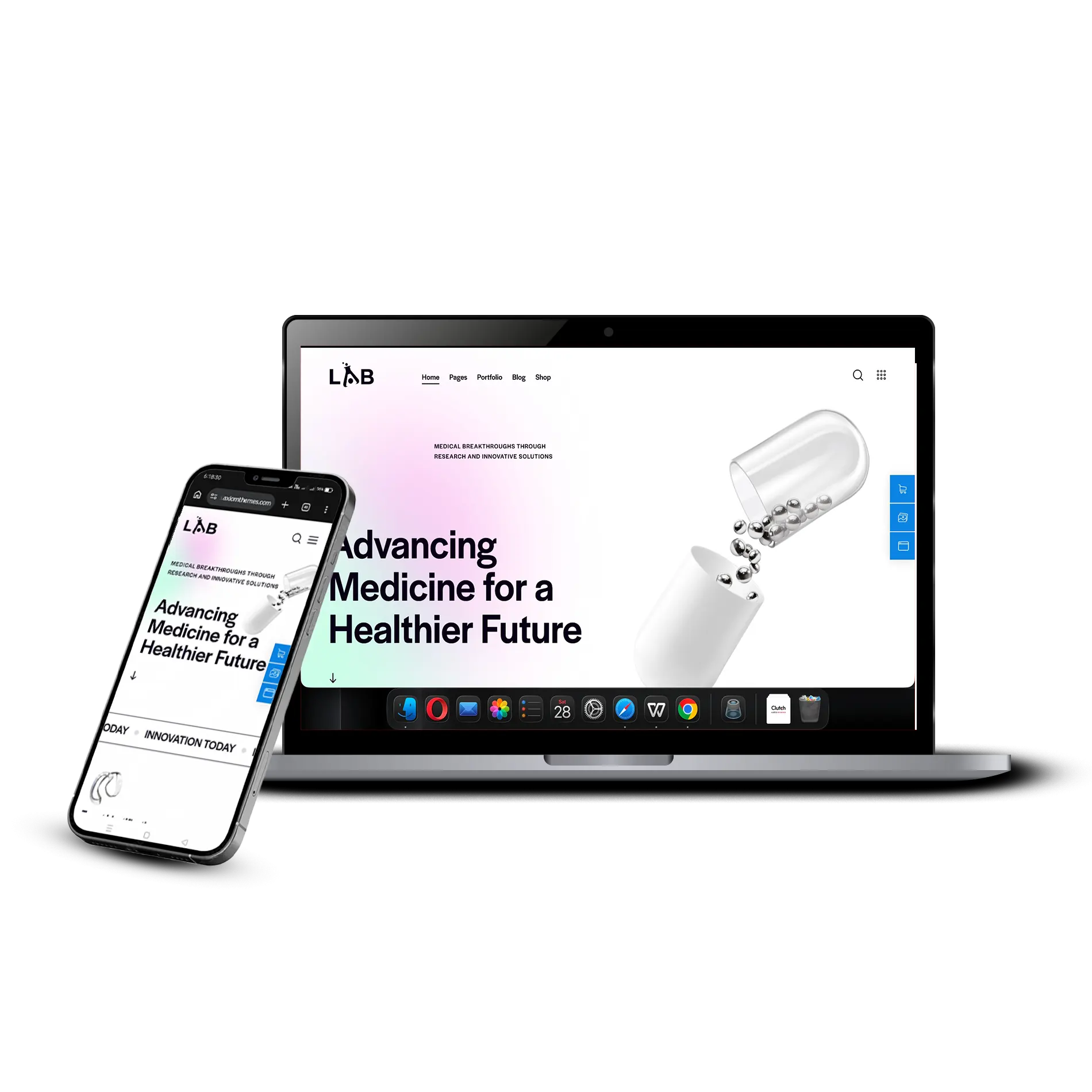 Startup landing Framer website project