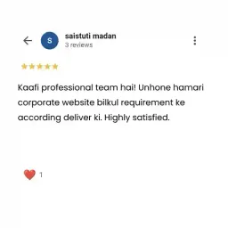 Client testimonial