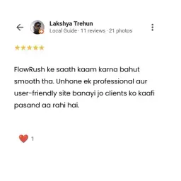 Client testimonial