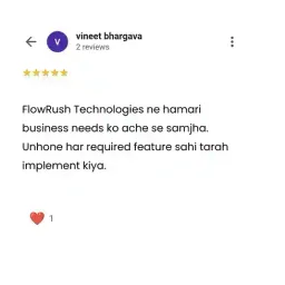 Client testimonial