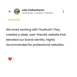 Client testimonial