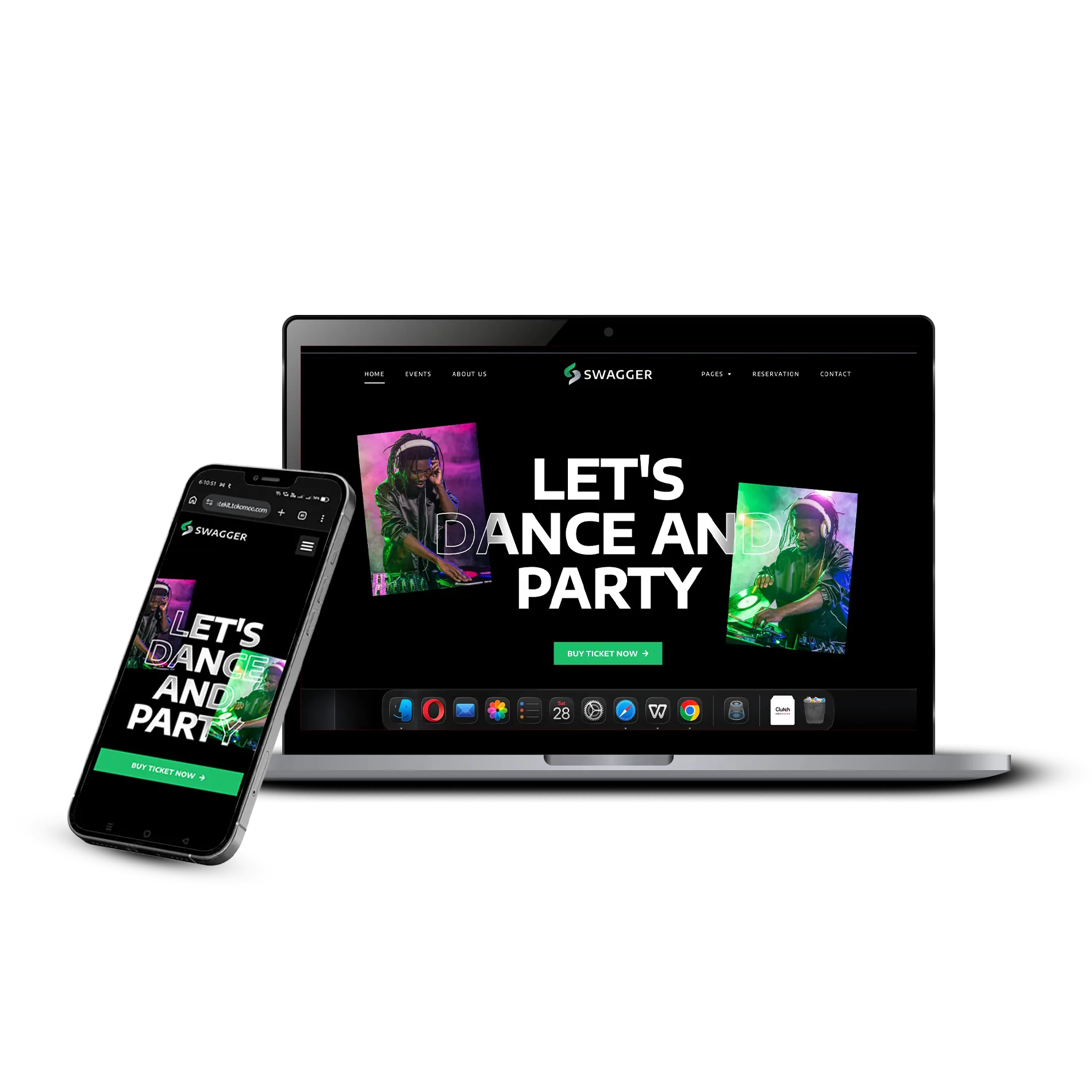 Corporate website design project