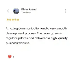 Client testimonial