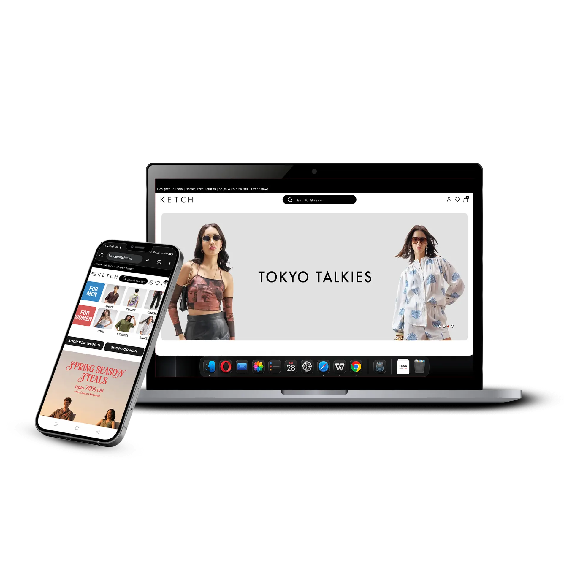 Lifestyle brand Shopify store project preview